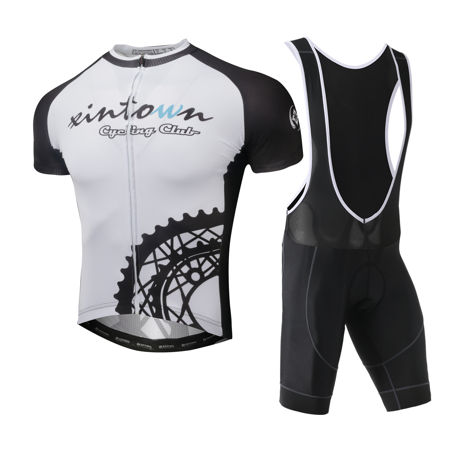 Customizable Lightweight Seamless Cycling Jerseys for Men Bike Jersey with Branded Logo Print Plus Size Set