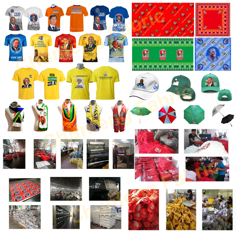 Sublimation Custom Dry Fit t Shirt Wholesale Men Promotional Printing T Shirts Political Election Campaigns Tshirt in Africa