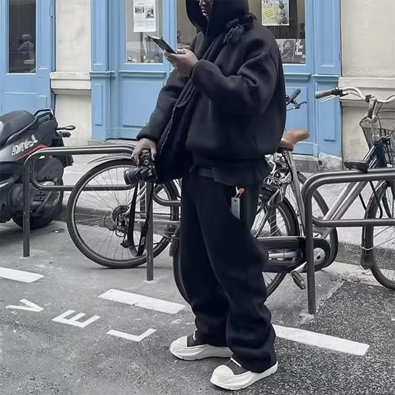 ARTISAN High Quality Wholesale Blank Custom Tracksuit Men Fashion Streetwear Men's 2 Piece Cropped Zip up Tracksuit Sweatsuit