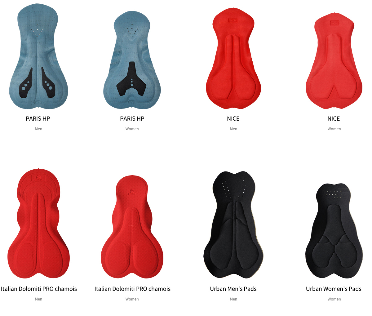 Padding for pants