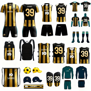 Custom Football Kit Set Sublimated Soccer Jersey and Shorts
