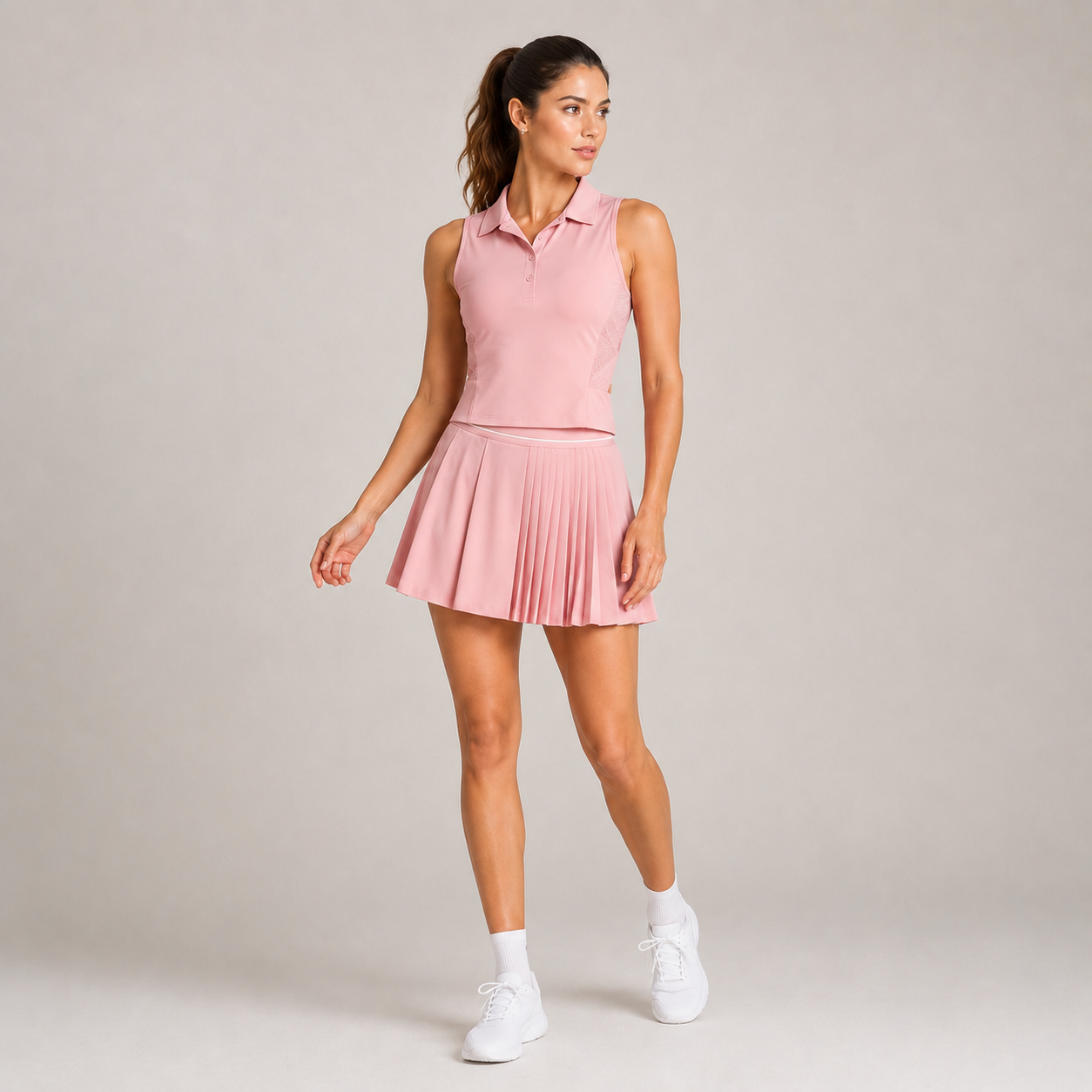 Custom Tennis Dress New Style Breathable Outdoor Sports Two-piece Set of Tennis Outfits