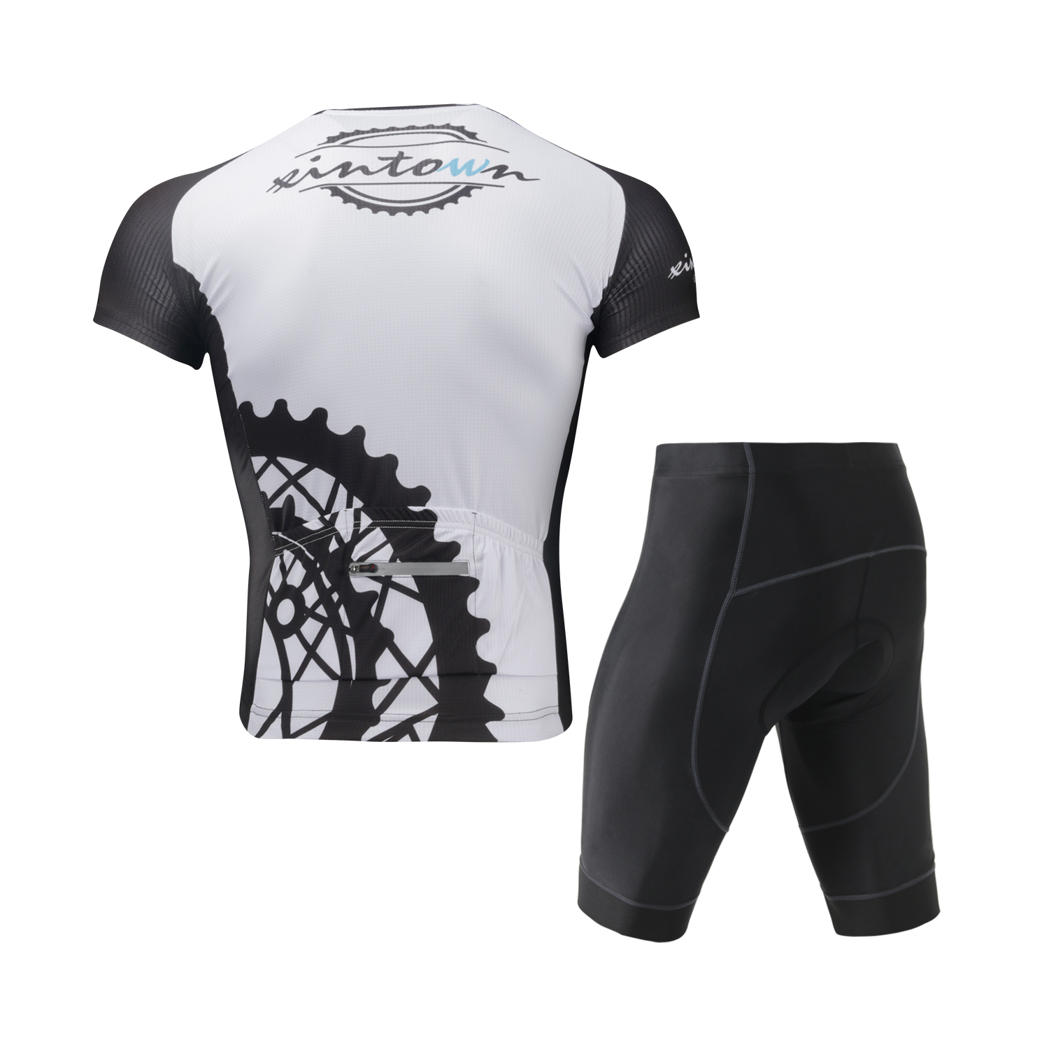 Customizable Lightweight Seamless Cycling Jerseys for Men Bike Jersey with Branded Logo Print Plus Size Set
