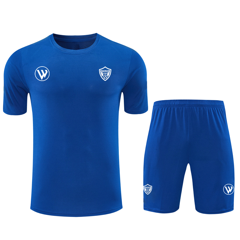 Custom Soccer Football Club Uniform Kit Wholesale Adult High Quality Breathable Quick Dry 100% Polyester Short Sleeve Jersey