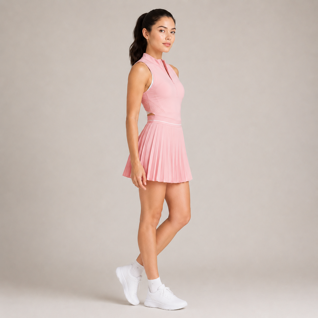 Custom Tennis Dress New Style Breathable Outdoor Sports Two-piece Set of Tennis Outfits