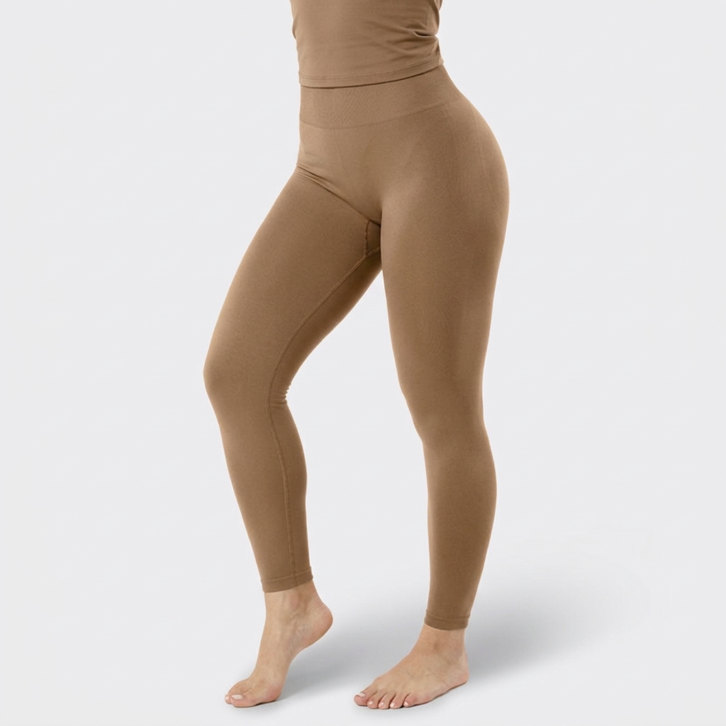 Wholesale Solid Ankle-Length Low Waist Elastic Waist Breathable Yoga Gym Leggings Women Active Wear Fitness Seamless 90%