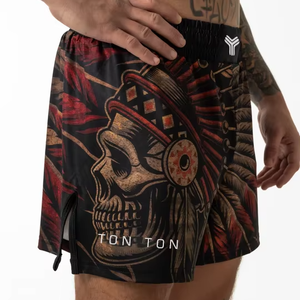 Tonton Custom Private Label Heat-Transfer Printed MMA Boxing Shorts