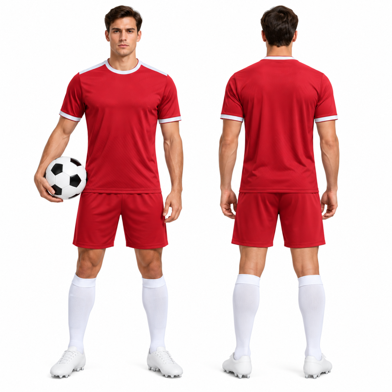 Customized Football Training Suit Model View 5