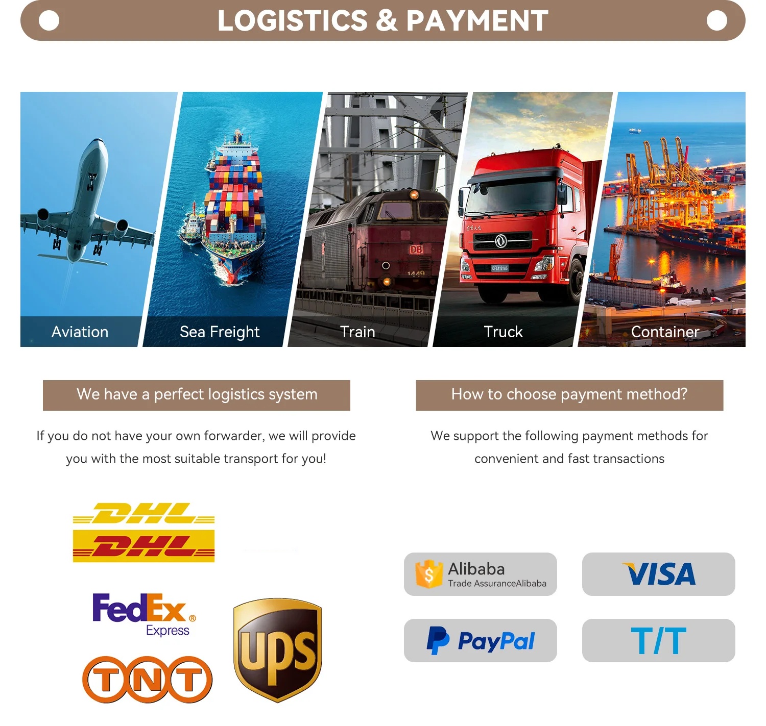 Packaging & Shipping Specifications