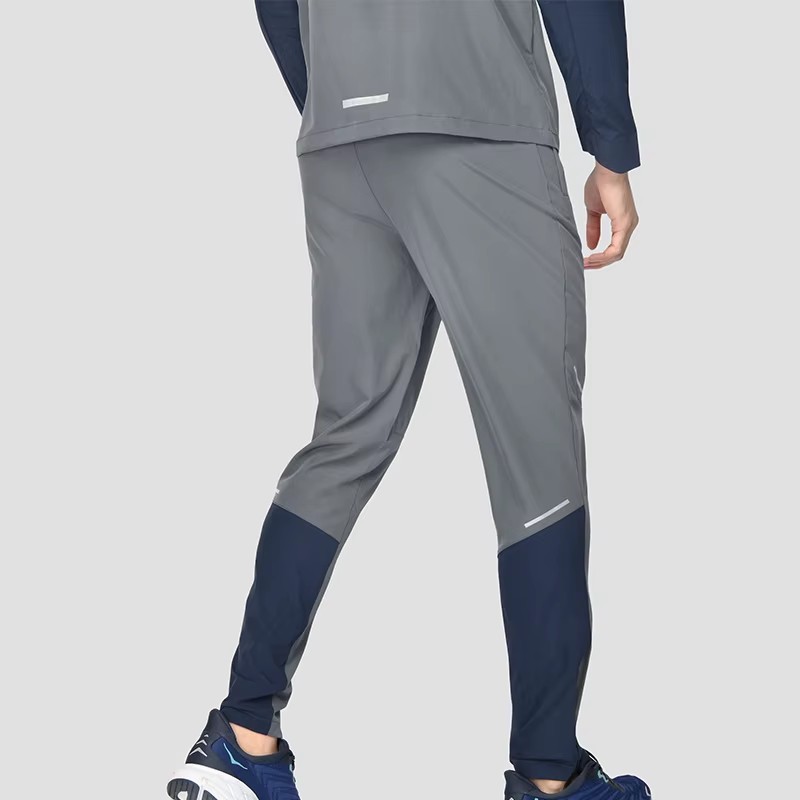 Private Label Zipper Pockets Sportswear Four Way Stretch Woven Joggers Pants Windbreaker Tracksuits for Men