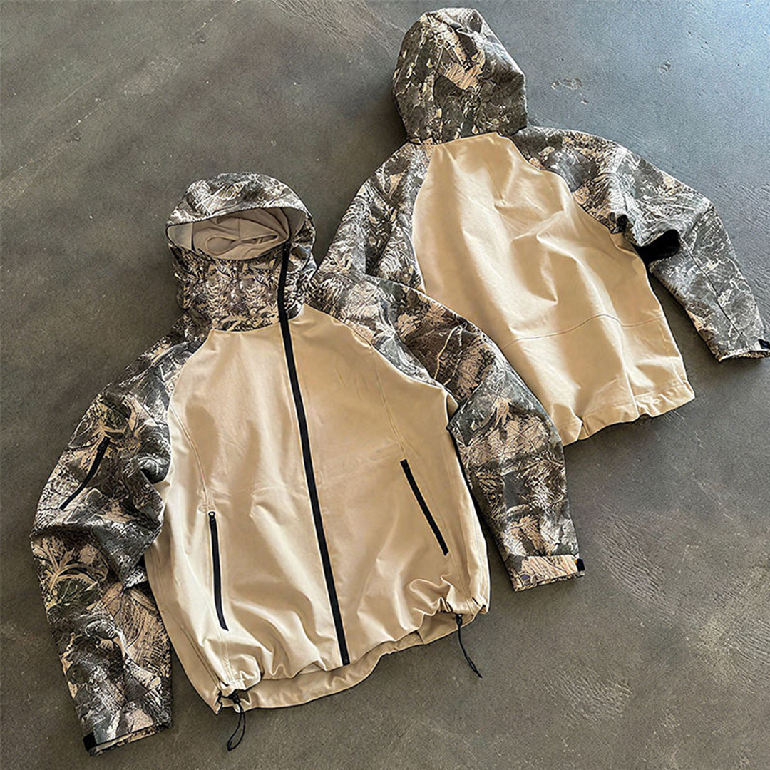 Custom Zip up Waterproof Jacket With Lightweight Softshell Nylon Track Jacket Windbreaker Waterproof Men' Nylon Jacket