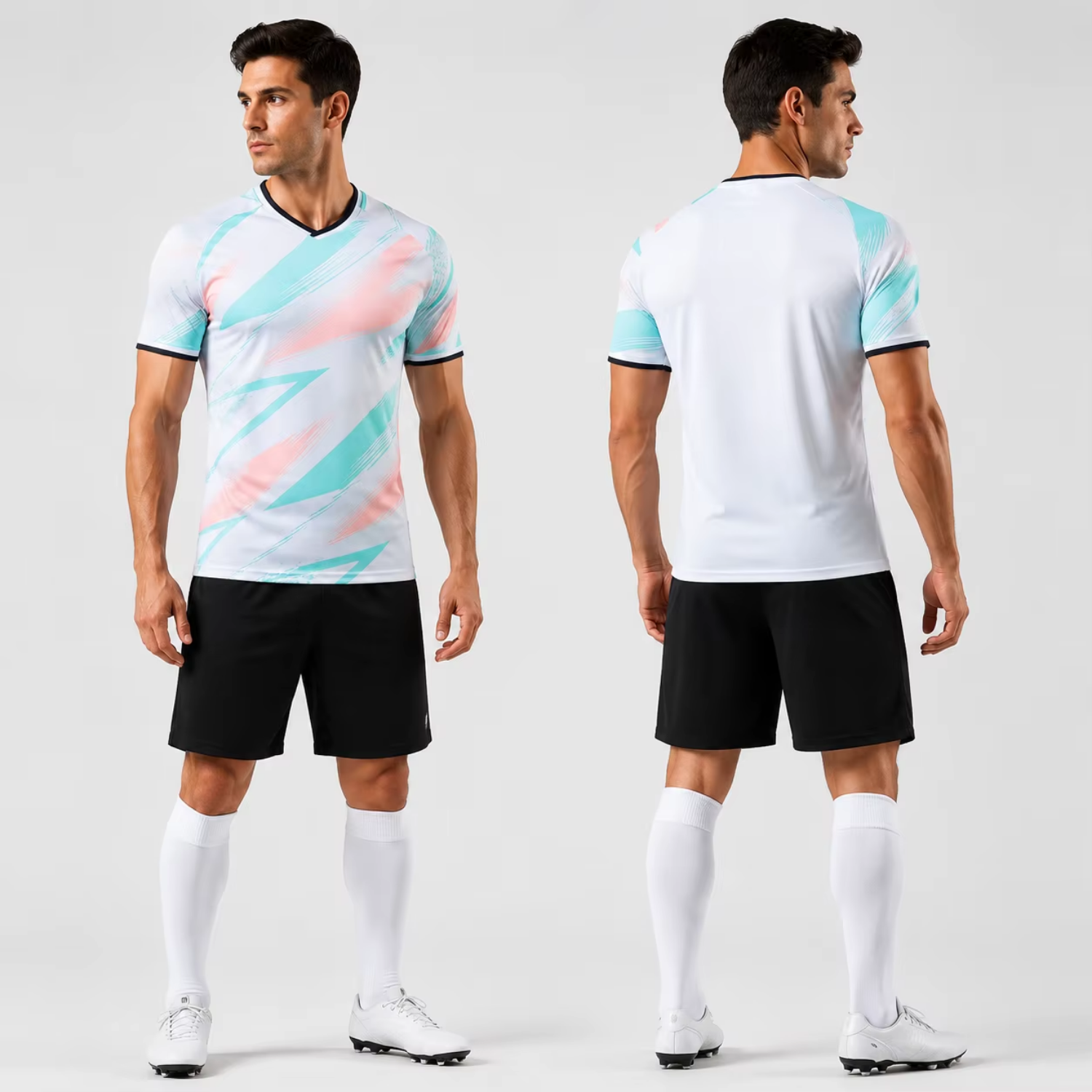 Customized Football Training Suit Model View 1