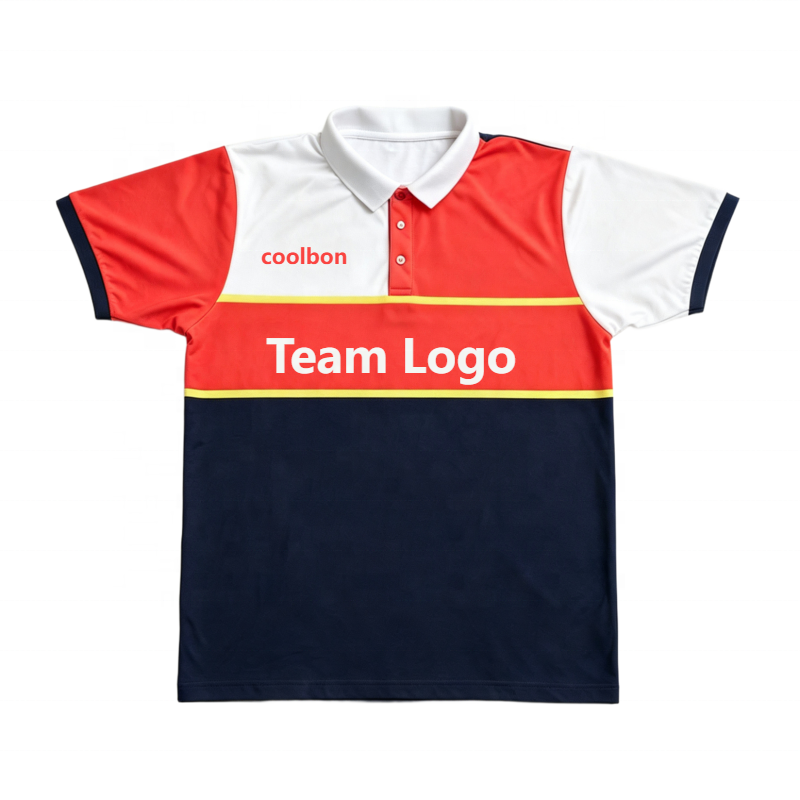 OEM Custom Men Polo Shirt Sublimation Print Clothing Tennis Sports Polo Short Sleeve