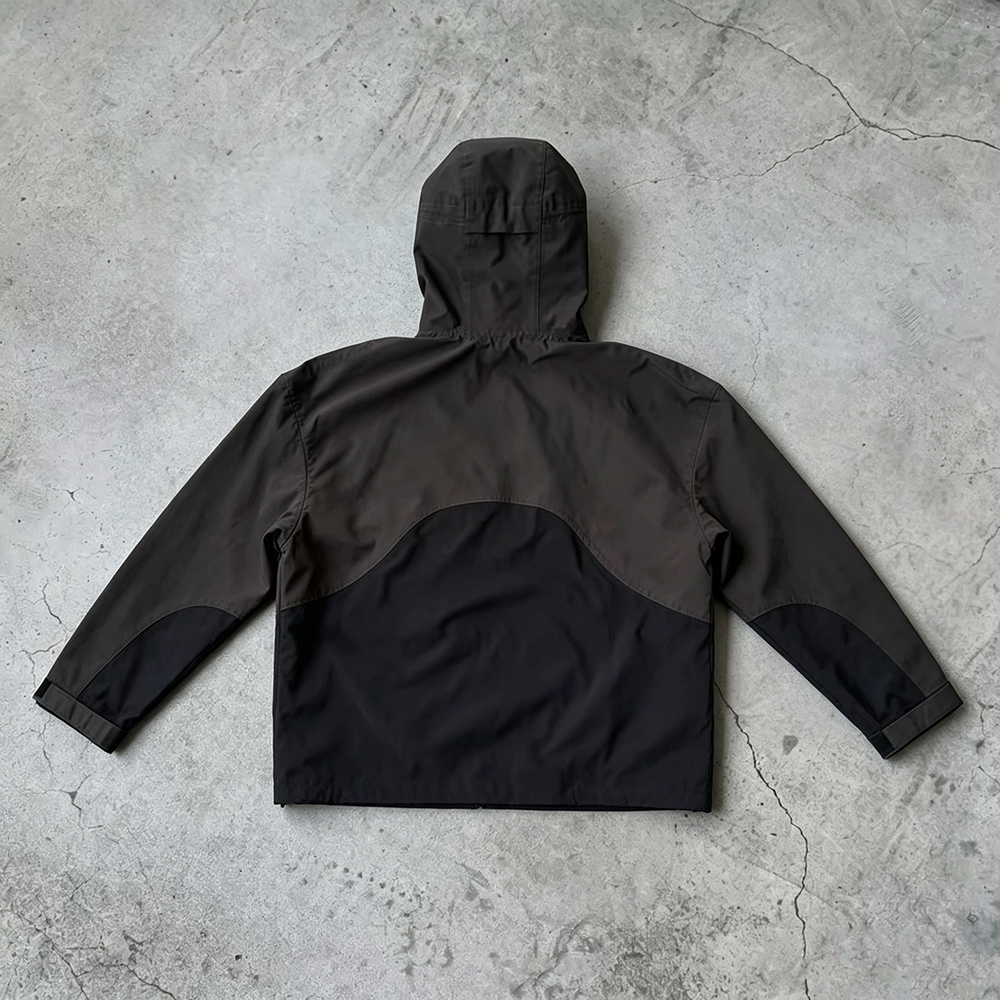 Custom Windproof Waterproof Nylon Zip up Jackets for Men High Quality Pullover Coat Outdoor Nylon Hooded Windbreaker Jacket Men