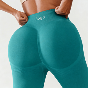 Vractive Wholesale Solid Mid Waist Plus Size Yoga Leggings