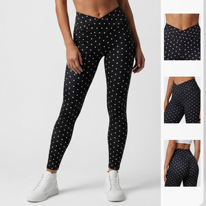 Women V-back Hip Lifting Bare Feel Slimming Yoga Leggings
