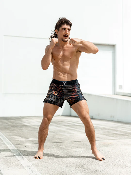 Tonton Custom Private Label Polyester Heat-Transfer Printed MMA Boxing Shorts Unisex Adult