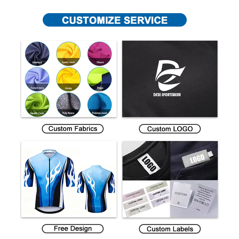 Custom Team Wear Anti-UV Men Cycling Jersey Sublimation Print Road Cycling Wear Bib Shorts Set for Cycling Events