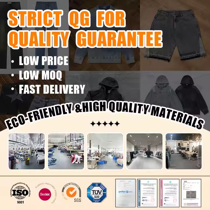 Private Label Zipper Pockets Sportswear Four Way Stretch Woven Joggers Pants Windbreaker Tracksuits for Men