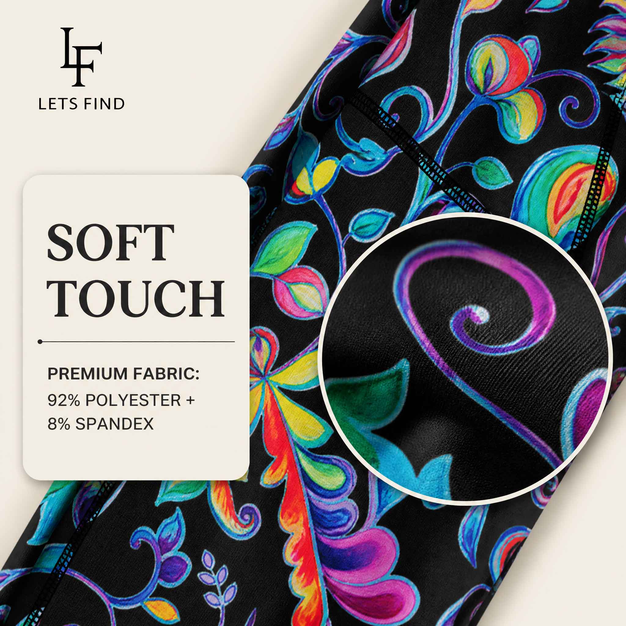 Wholesale Women Plus Size Tummy Control Leggings Custom Print Double Brushed Soft Fabric High Waist Eco Fashion Look Yoga Pants