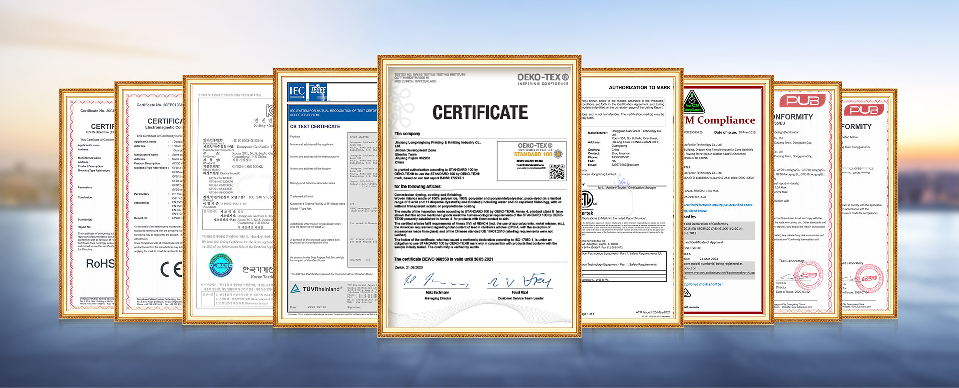 Certifications Quality Standard