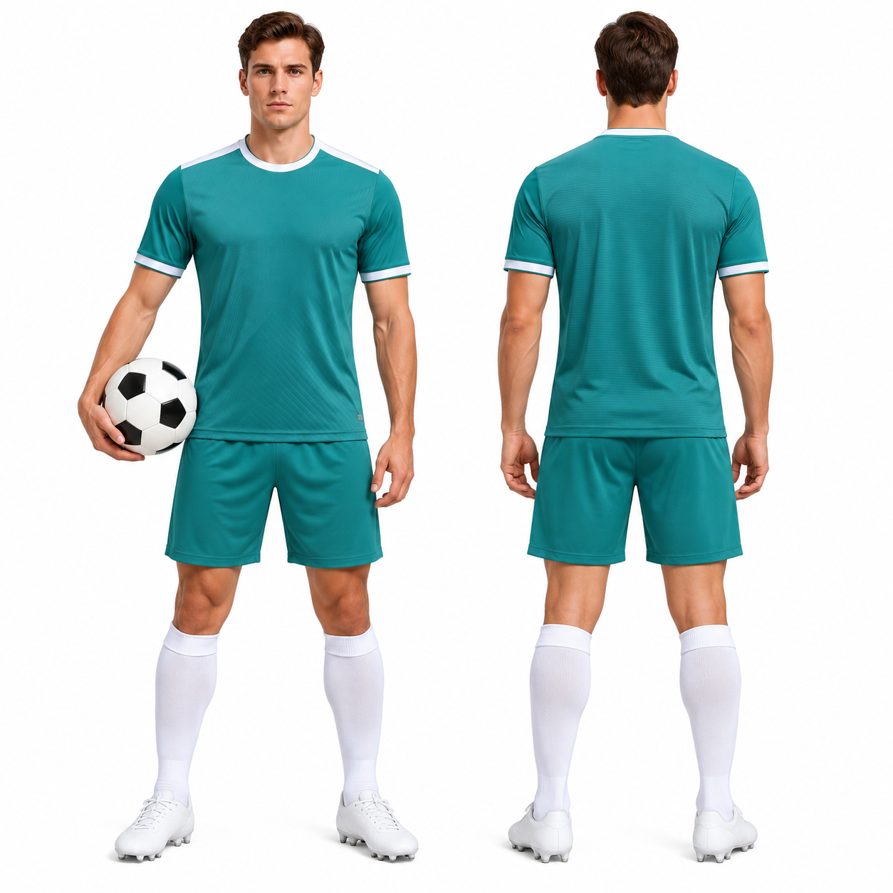 Customized Football Training Suit Model View 4