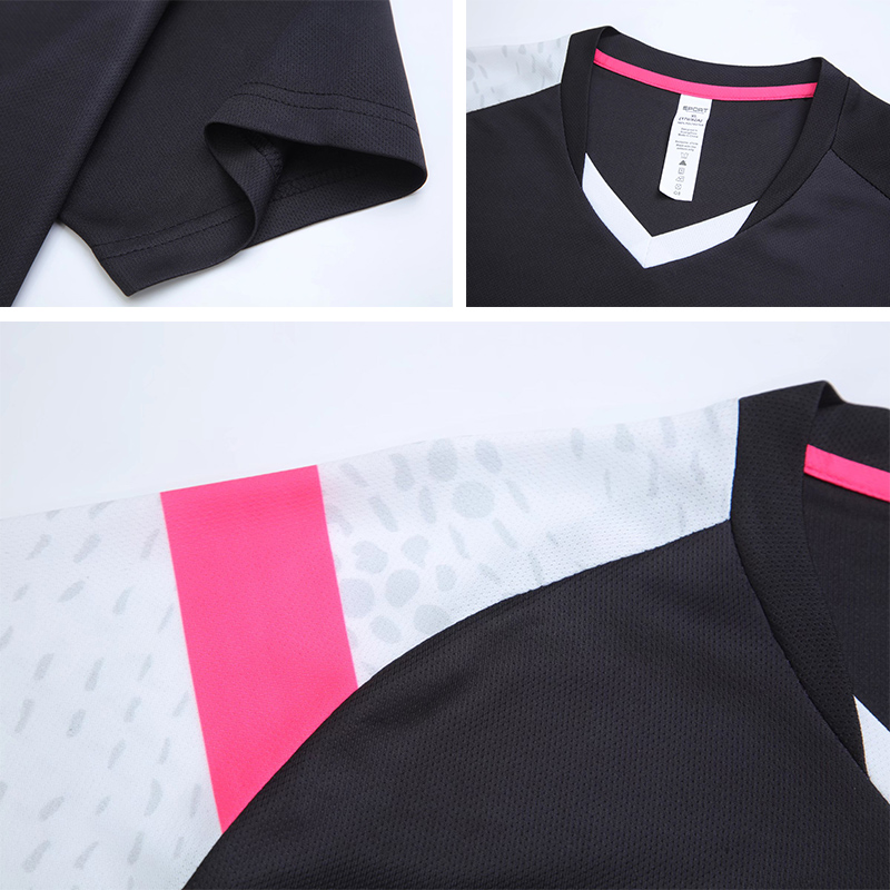 Wholesale High Quality Unisex Badminton Jersey Custom Tennis Wear Training Clothes