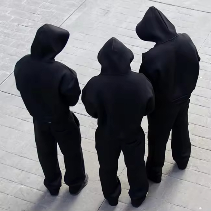 ARTISAN High Quality Wholesale Blank Custom Tracksuit Men Fashion Streetwear Men's 2 Piece Cropped Zip up Tracksuit Sweatsuit