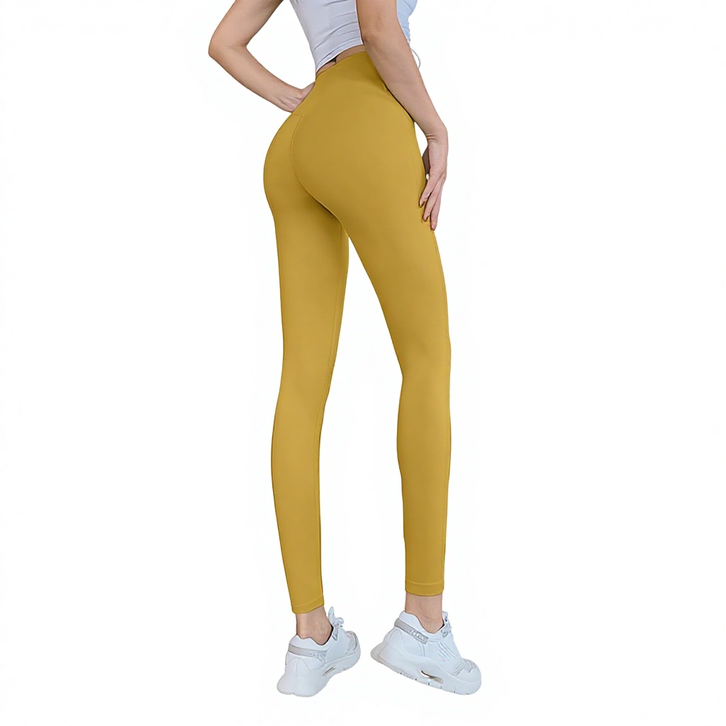 Custom Logo Naked Feel Seamless Scrunch Butt Leggings High Waist Gym Athleisure Yoga Pants Manufacturer