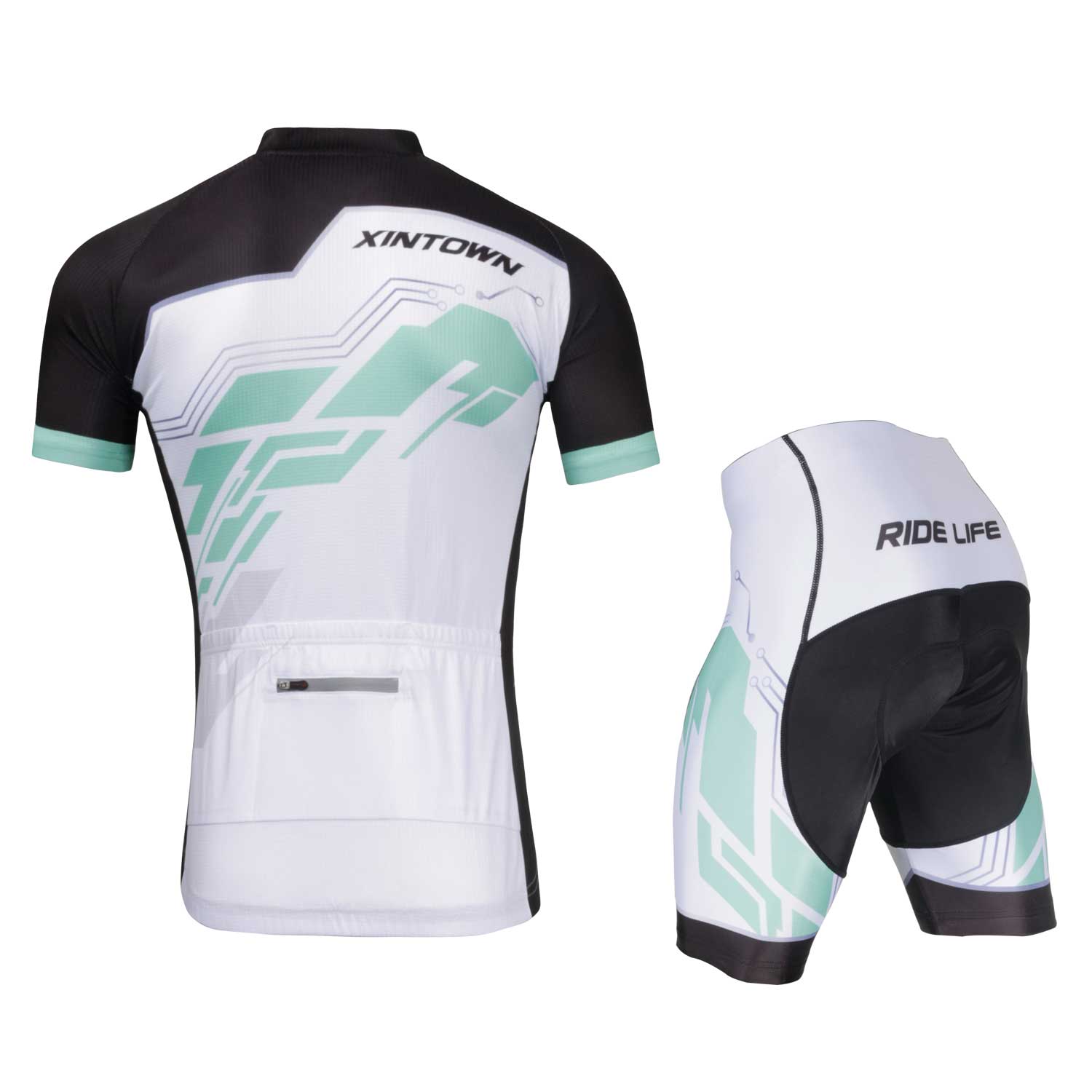 Customizable Lightweight Seamless Cycling Jerseys for Men Bike Jersey with Branded Logo Print Plus Size Set