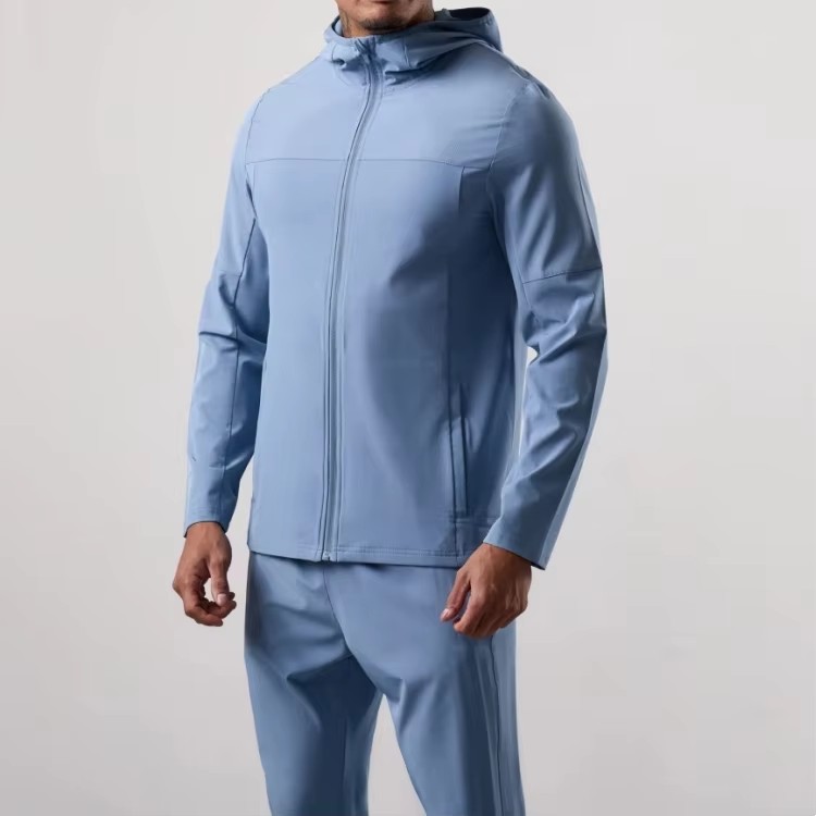 Custom Windbreaker Tracksuit For Men Set Lightweight Waterproof Outfits Track Suit Jogger Set Men