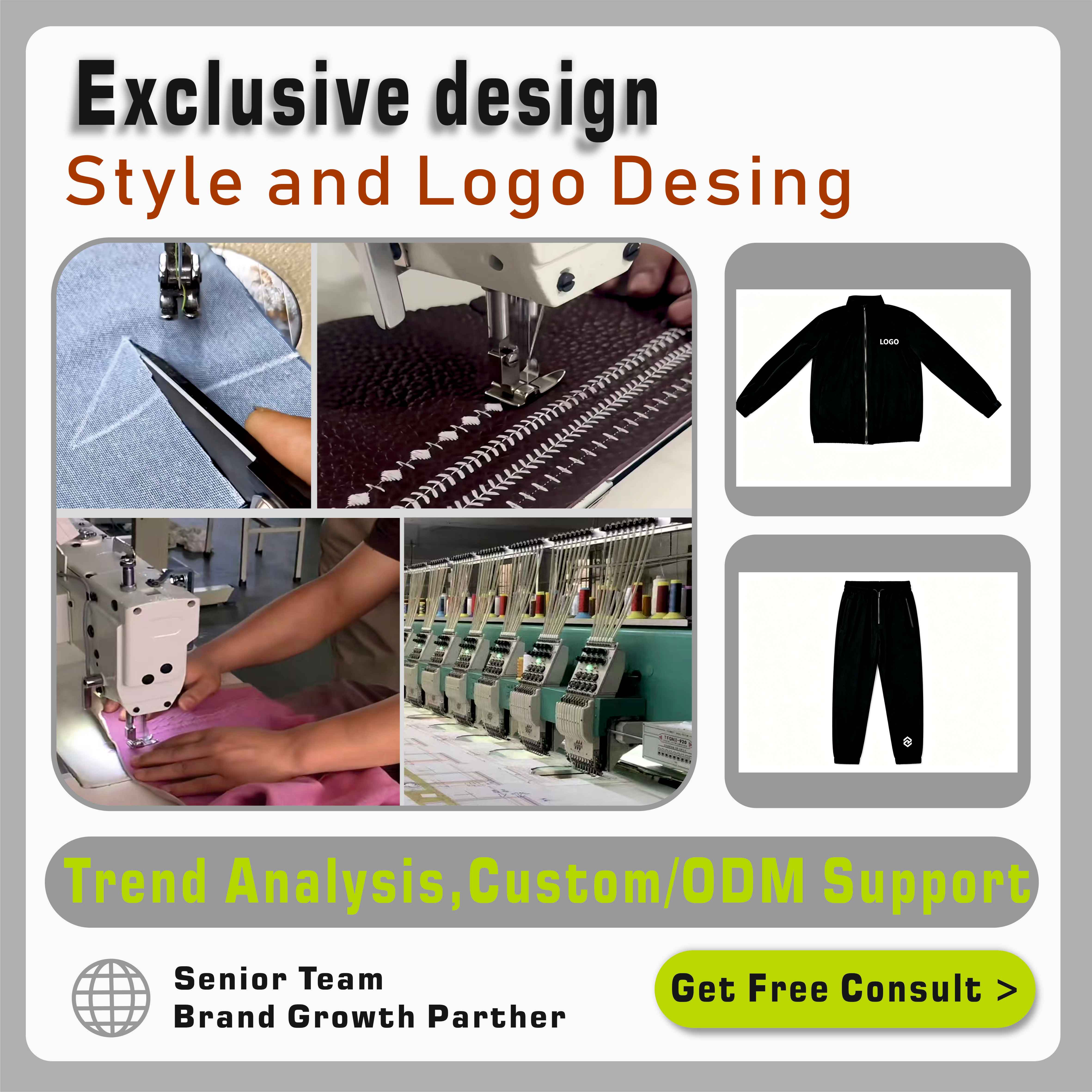 High End Quick Dry Nylon Spandex 200GSM Men Tracksuit Custom Logo Full Zip Jacket Wide Leg Sweatpants Athletic Sport Men Set