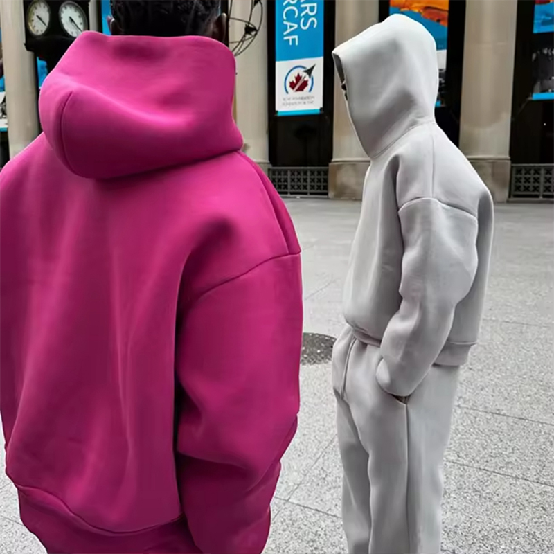 ARTISAN High Quality Wholesale Blank Custom Tracksuit Men Fashion Streetwear Men's 2 Piece Cropped Zip up Tracksuit Sweatsuit