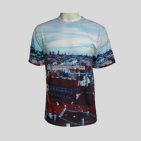 OEM Custom Men Polo Shirt Sublimation Print Clothing Tennis Sports Polo Short Sleeve