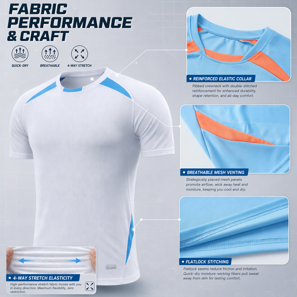 Customized Football Training Suit for Adult Men Club Match Soccer Uniform Jersey and Shorts Team Kit for League Sportswear