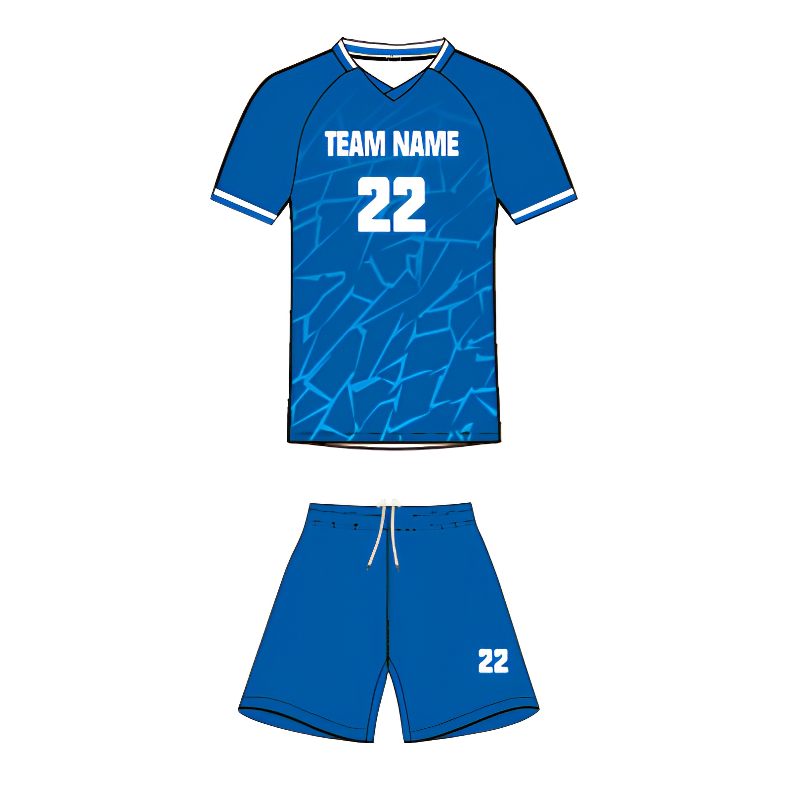 Custom Quick Dry Soccer Uniform Set Breathable Soccer Jersey Shorts Custom Print Logo Name Number Men Kids Football Team Kit
