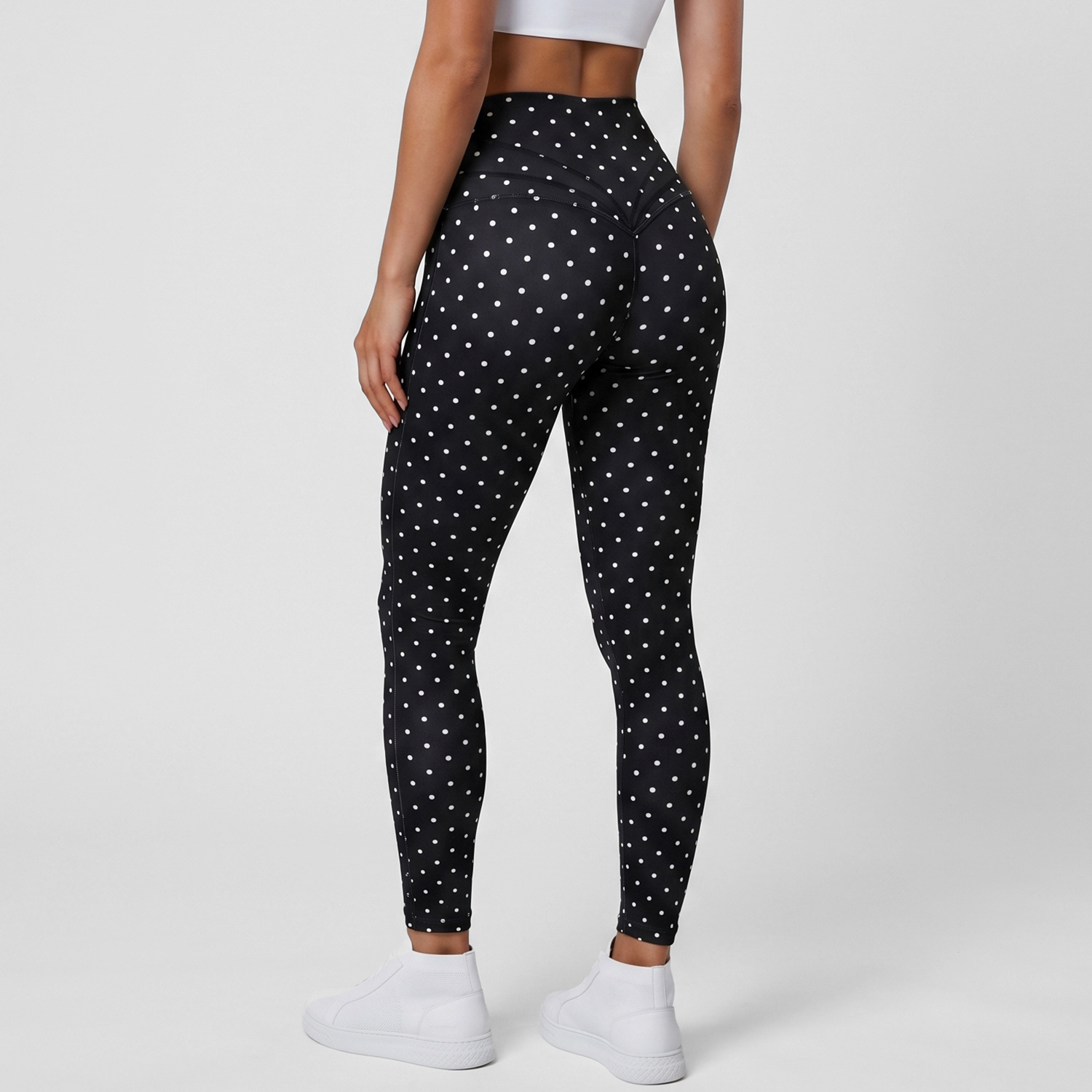 Wholesale Supplier Women Bestseller V-back Waist Tight Yoga Pants Womenhip-lifting Slimming Bare-feel High-elasticity Leggings