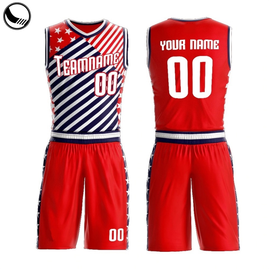 Custom Design Mesh Reversible Sublimated Blank Basketball Jerseys