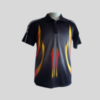 OEM Custom Men Polo Shirt Sublimation Print Clothing Tennis Sports Polo Short Sleeve