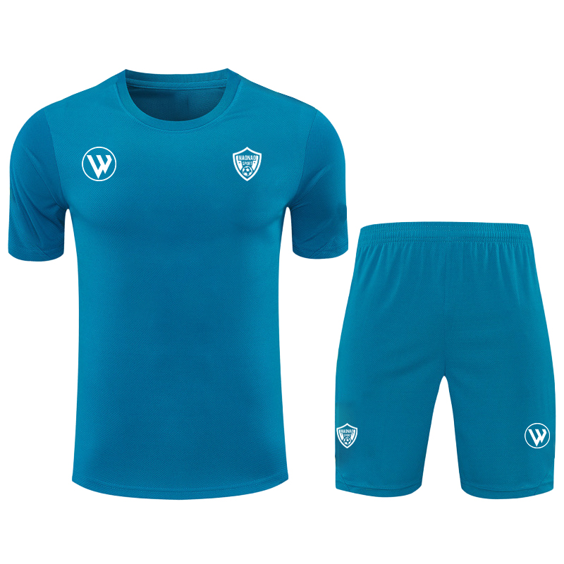 Custom Soccer Football Club Uniform Kit Wholesale Adult High Quality Breathable Quick Dry 100% Polyester Short Sleeve Jersey